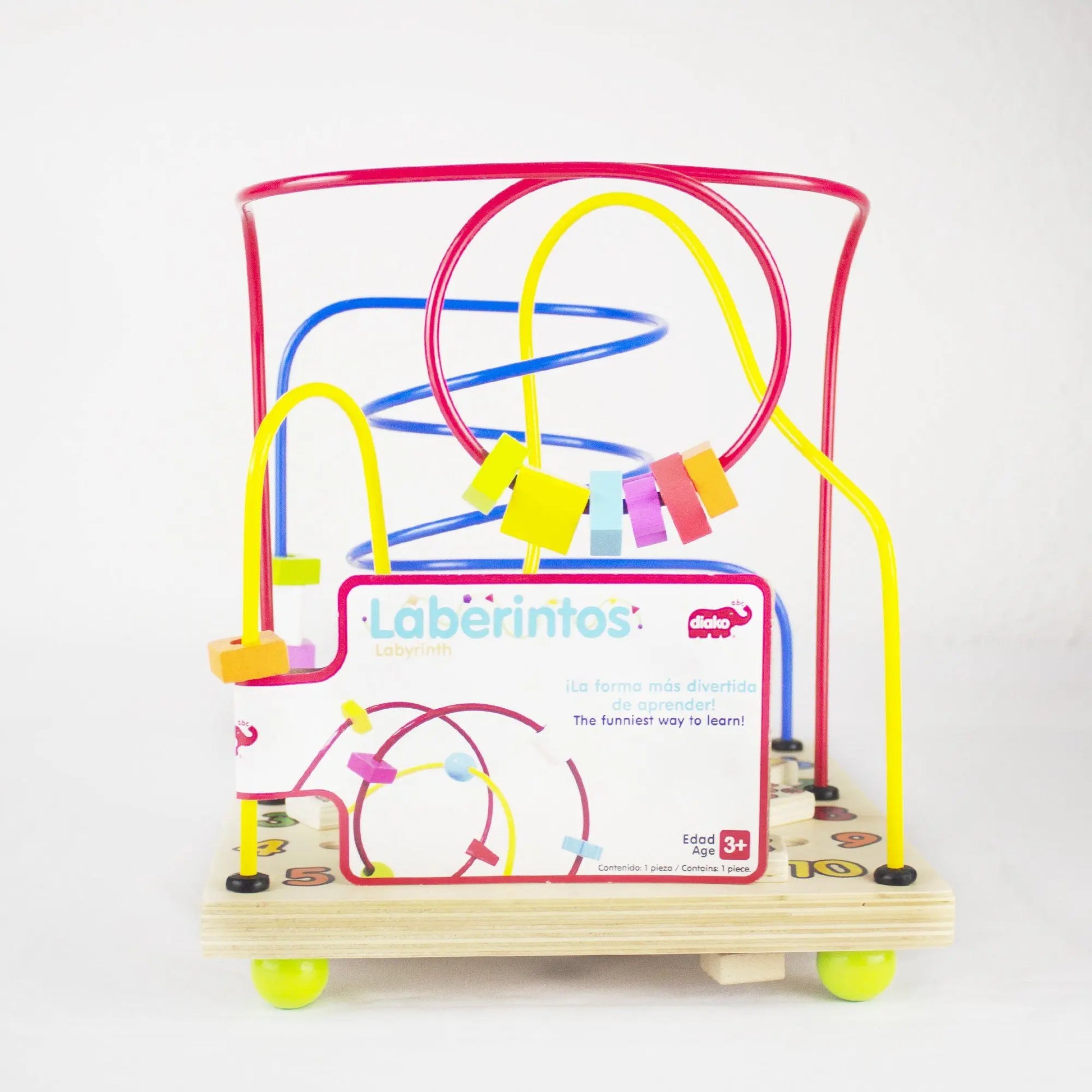 Laberinto Didactico Numeros - DIAKO ABC | Juguete Didactico para Estimulacion Temprana | Juguetes para niños | Regalos para Niños | Regalos para niñas | Juegos Didacticos - Diako