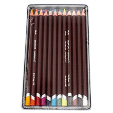 Derwent Colorsoft Pencils, 4mm Core, Metal Tin, 12 Count (0701026) - Derwent - detalle