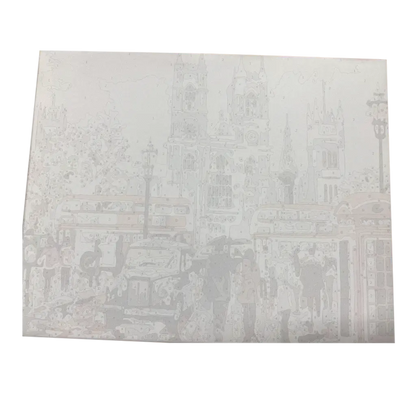 PINTA POR NÚMERO 40X50 VIVIENDO EN LONDRES - Diako Nuevos - vista lateral
