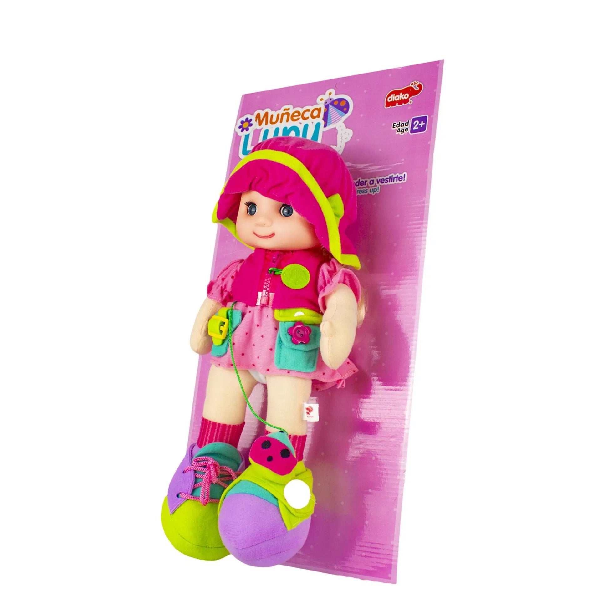 Lupy Muñeca Para Vestir Diako Flexible - Diako - empaque