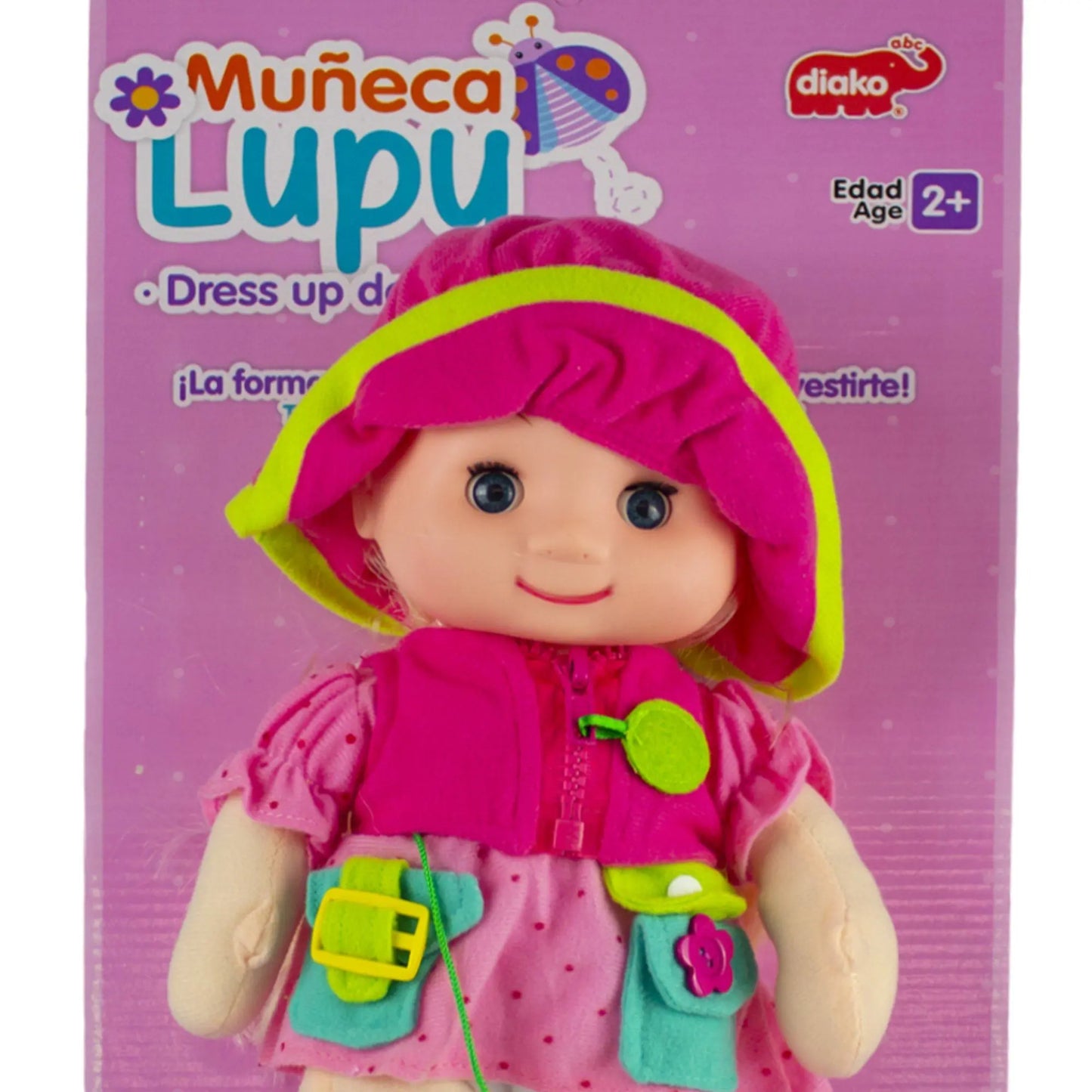 Lupy Muñeca Para Vestir Diako Flexible - Diako - vista trasera