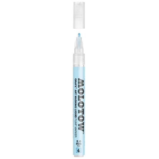 MOLOTOW - ENMASCARADOR MASKING LIQUIDO PUMP MARKER MASKING LIQUID | #BAE0EE  | Opaco | ? | brillante / 4 mm - Molotow