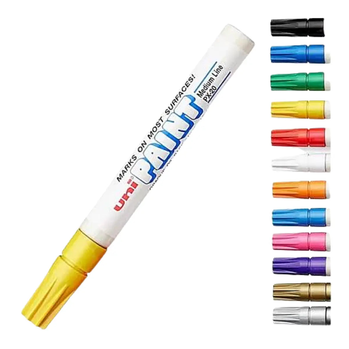 Marcador Permanente Uni Paint Elegir Color Amarillo - Uni Paint