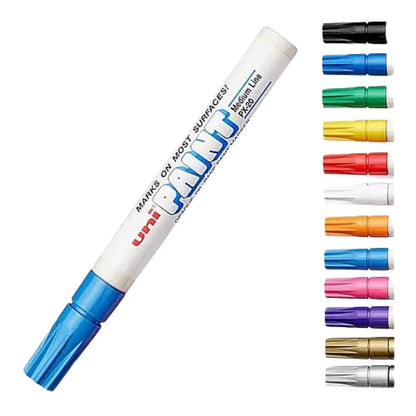 Marcador Permanente Uni Paint Elegir Color Azul - Uni Paint