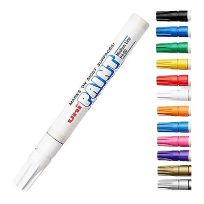 Marcador Permanente Uni Paint Elegir Color Blanco - Uni-Ball