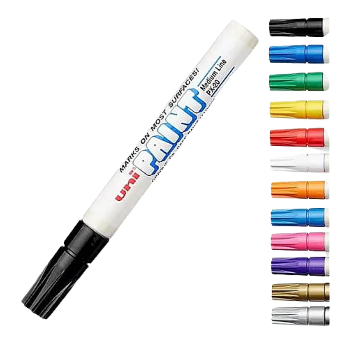 Marcador Permanente Uni Paint Elegir Color Negro - Uni Paint