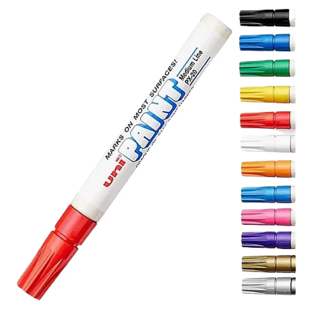Marcador Permanente Uni Paint Elegir Color Rojo - Uni Paint