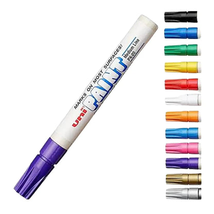 Marcador Permanente Uni Paint Elegir Color Violeta - unipaint