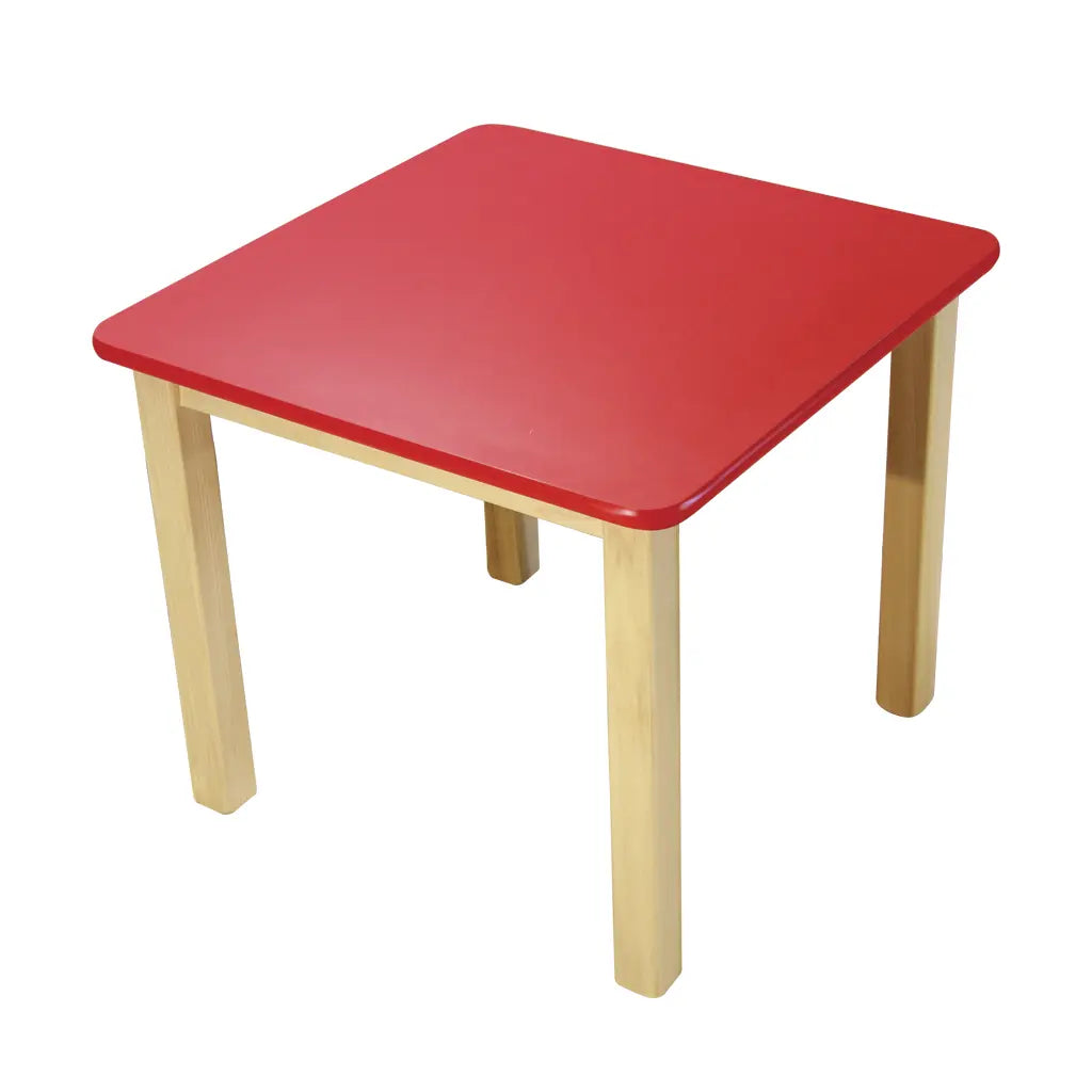 MESA CUADRADA ROJO - Diako
