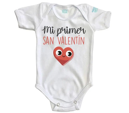 Body Bebé Mi Primer San Valentín (Corazón 2) - MarchanteMX