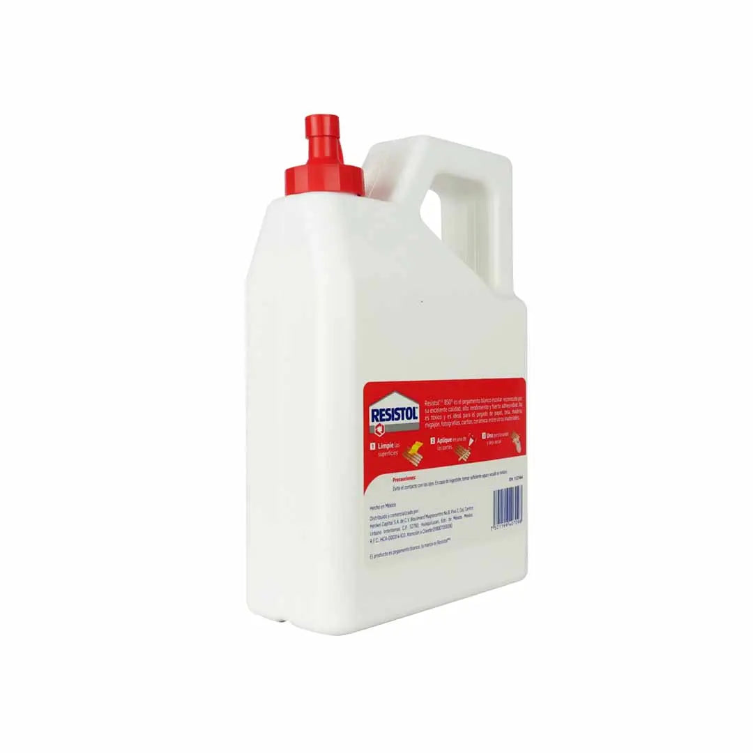 Pegamento Líquido Resistol 850 Blanco de 1 litro 1 L - Resistol - vista lateral