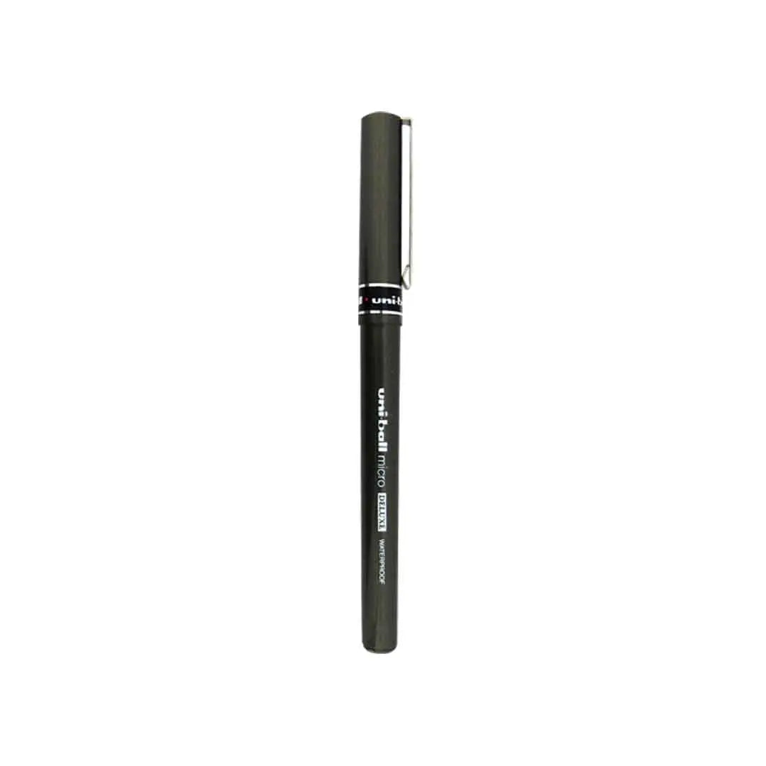 Bolígrafo uni Ball Deluxe ub-155 de 0.5 mm Negro - Uni ball - vista lateral