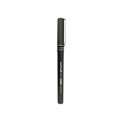 Bolígrafo uni Ball Deluxe ub-155 de 0.5 mm Negro - Uni ball - vista lateral