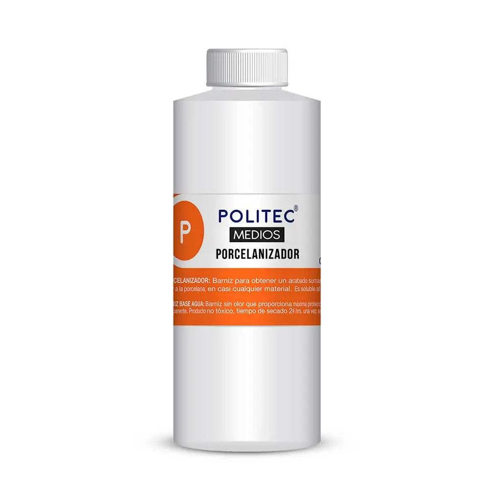Porcelanizador 115ml Politec Barniz Agua Acabado Brillante - Politec - detalle