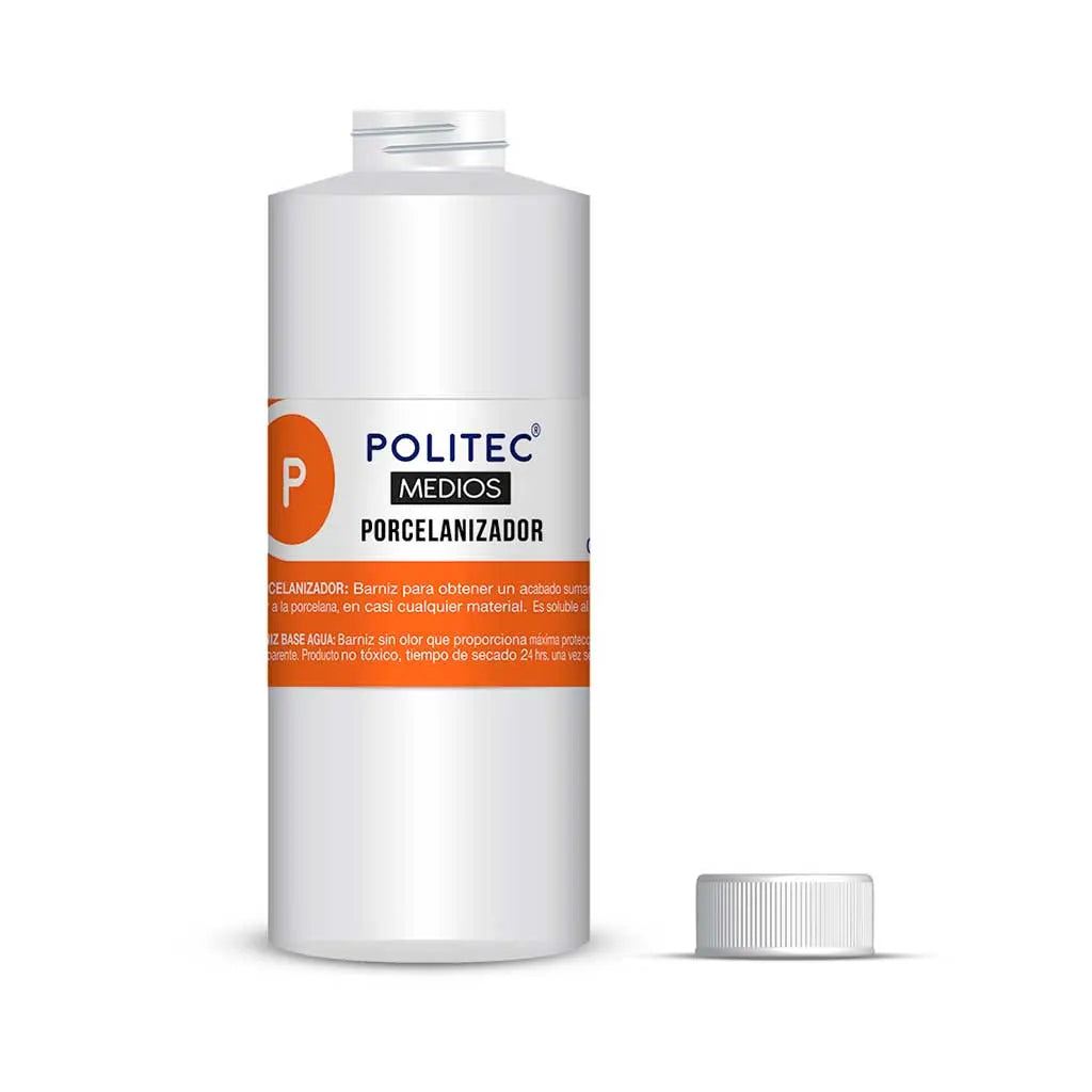 Porcelanizador 115ml Politec Barniz Agua Acabado Brillante - Politec - empaque
