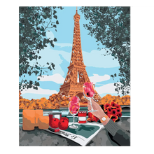 PINTA POR NÚMERO SALUD PARIS 40 X 50 - Diako - detalle