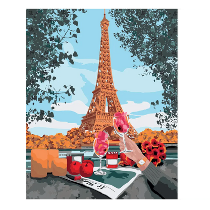 PINTA POR NÚMERO SALUD PARIS 40 X 50 - Diako - detalle