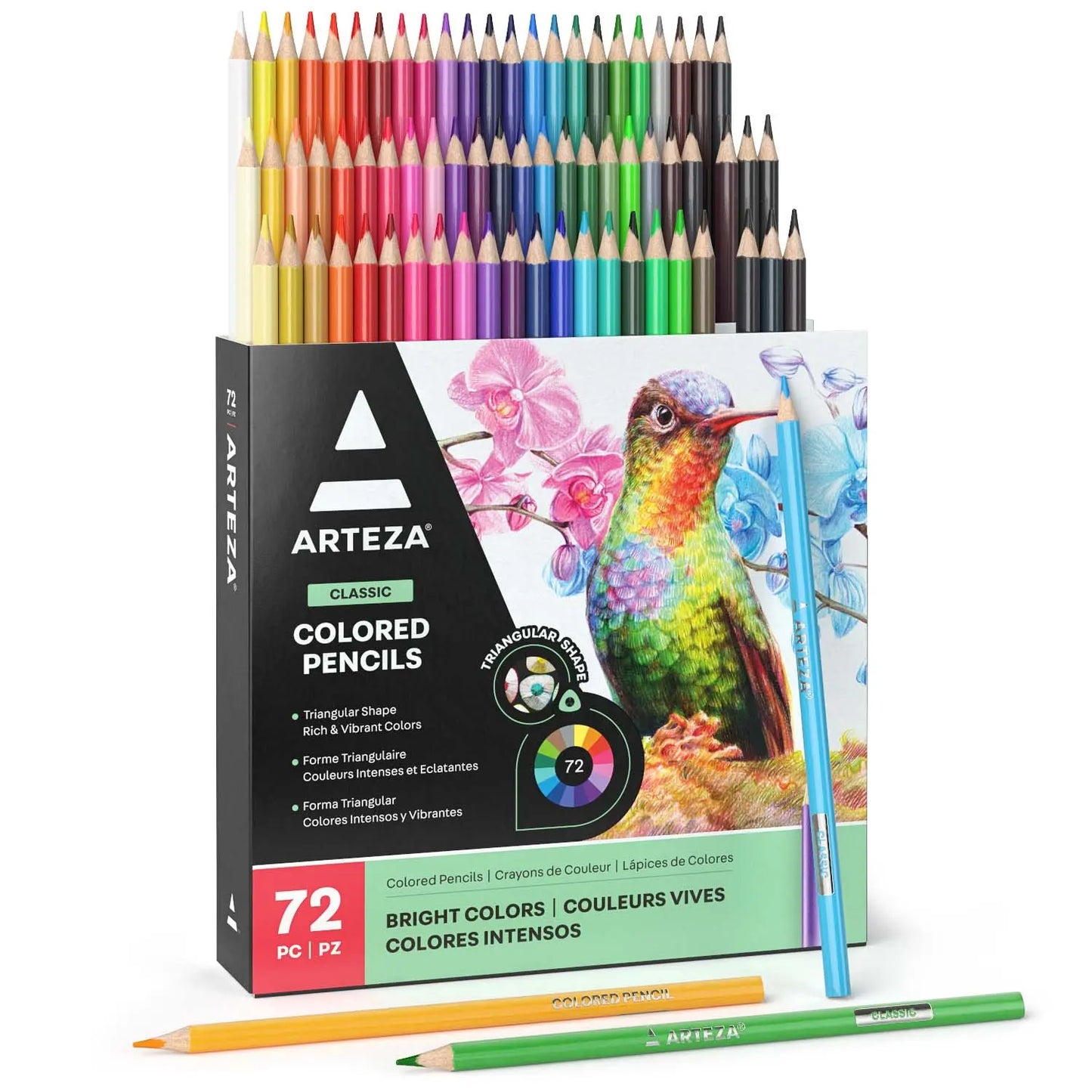 Set 72 Lápices Colores Junior Escolar Dibujo Arteza Classic - Arteza - uso