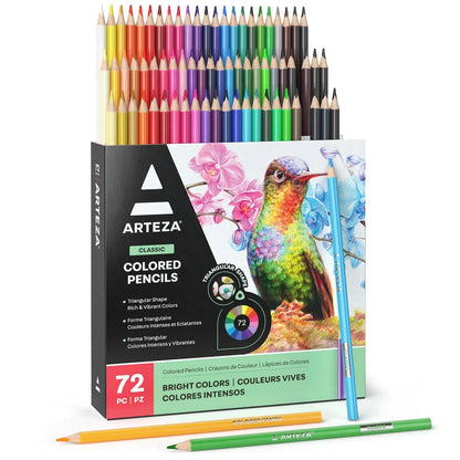 Set 72 Lápices Colores Junior Escolar Dibujo Arteza Classic - Arteza - uso