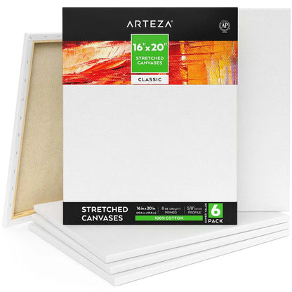 1 Pieza Lienzo Con Bastidor Canvas Pintura 40.6x50.8 Arteza - Arteza - detalle