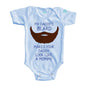 Body Bebé Daddys Beard Manga Corta / Azul / 24m - PLASH