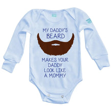 Body Bebé Daddys Beard Manga Larga / Azul / 24m - Coveme