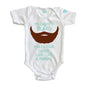 Body Bebé Daddys Beard Manga Corta / Blanco / 24m - PLASH - vista lateral