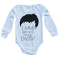 Body Bebé Daddy´s Hair Manga Larga / Azul / 24m - Coveme