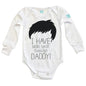 Body Bebé Daddy´s Hair Manga Larga / Blanco / 24m - Coveme