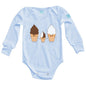 Body Bebé Familia Helados - MarchanteMX
