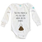 Body Bebé Ese Olor es Papá Manga Larga / Blanco / 24m - Coveme