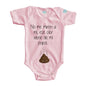 Body Bebé Ese Olor es Papá Manga Corta / Rosa / 24m - Coveme - vista lateral