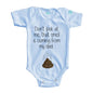 Body Bebe Smell Manga Corta / Azul / 24m - Coveme