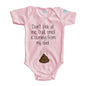 Body Bebe Smell Manga Corta / Rosa / 24m - Coveme