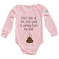 Body Bebe Smell Manga Larga / Rosa / 24m - PLASH