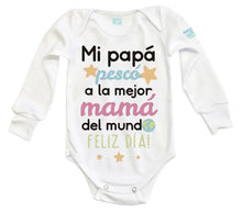 Body Bebé Mi Papá Pescó - MarchanteMX