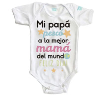 Body Bebé Mi Papá Pescó - MarchanteMX