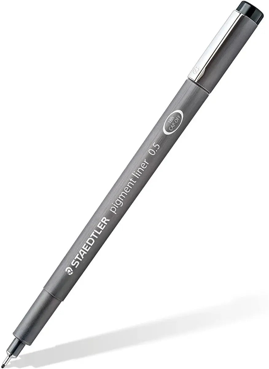 Kit Estilógrafo STAEDTLER Tinta Negra Puntas Diferentes 6 Piezas - Color Make - detalle