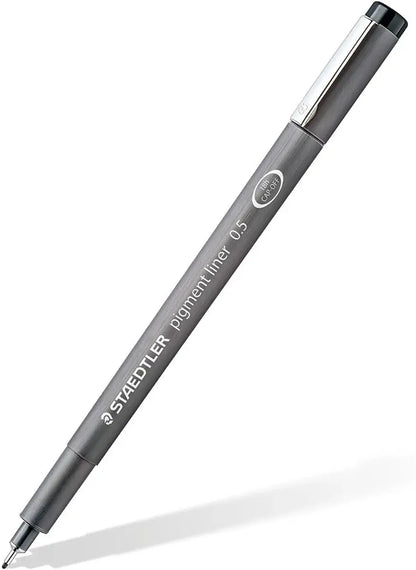 Kit Estilógrafo STAEDTLER Tinta Negra Puntas Diferentes 6 Piezas - Color Make - detalle