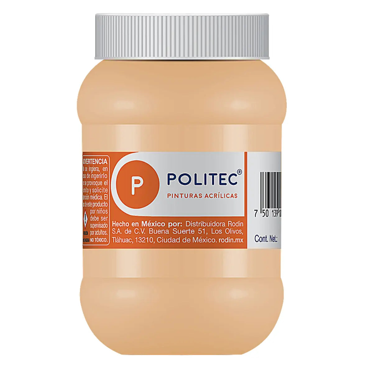 Pintura Acrílica De 500 ml Elegir Color CARNE 322 - politec