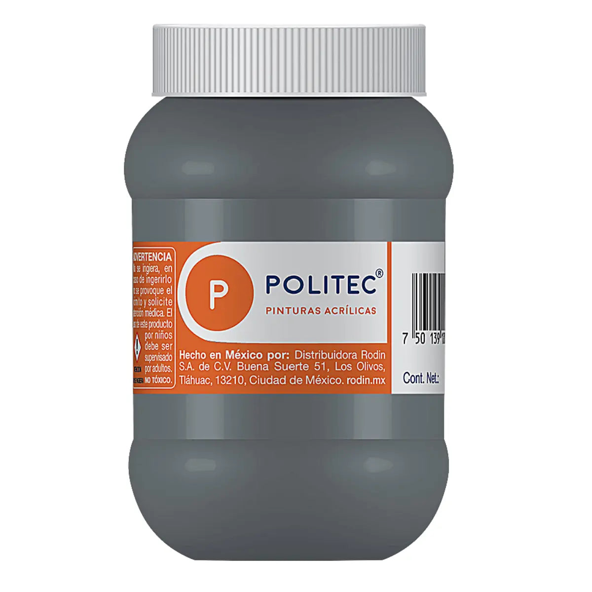 Pintura Acrílica De 500 ml Elegir Color GRIS 317 - Rodin