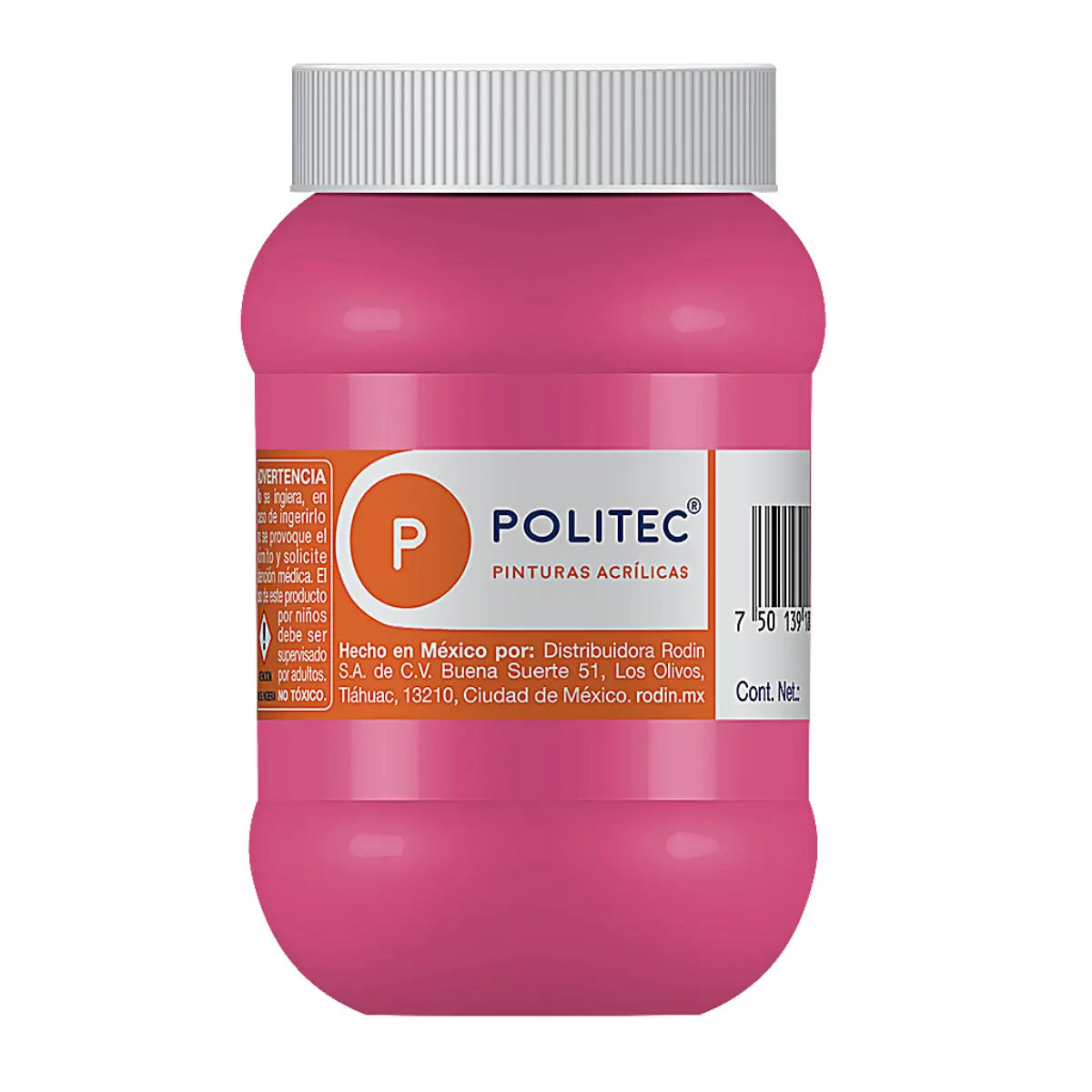 Pintura Acrílica De 500 ml Elegir Color ROSA MEXICANO 337 - politec