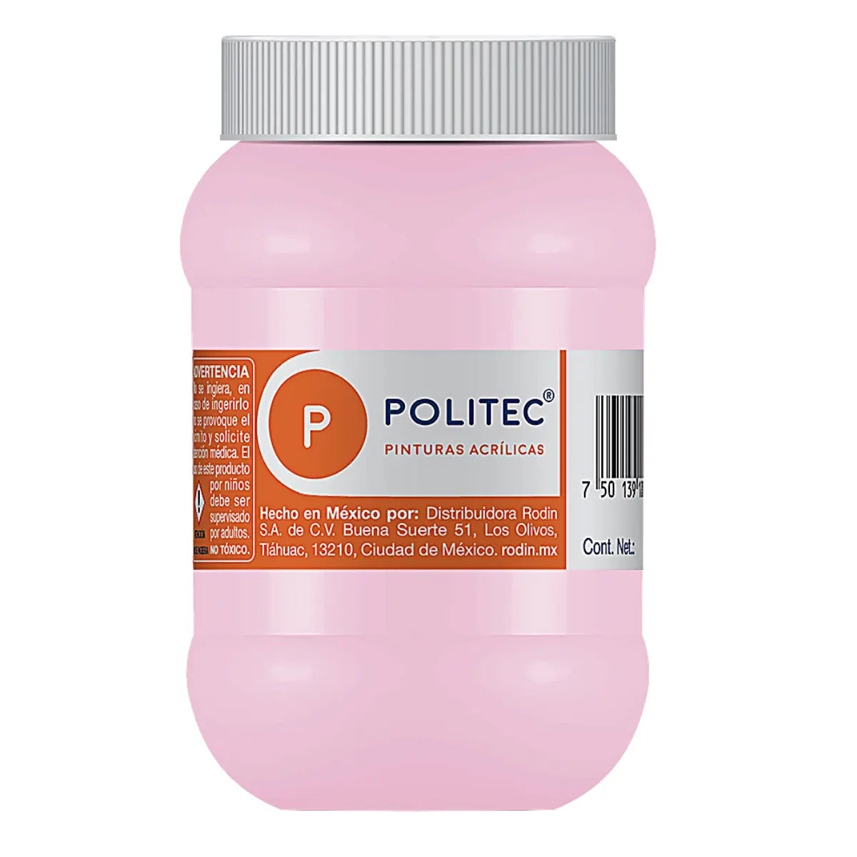 Pintura Acrílica De 500 ml Elegir Color ROSA PASTEL 326 - Rodin - detalle