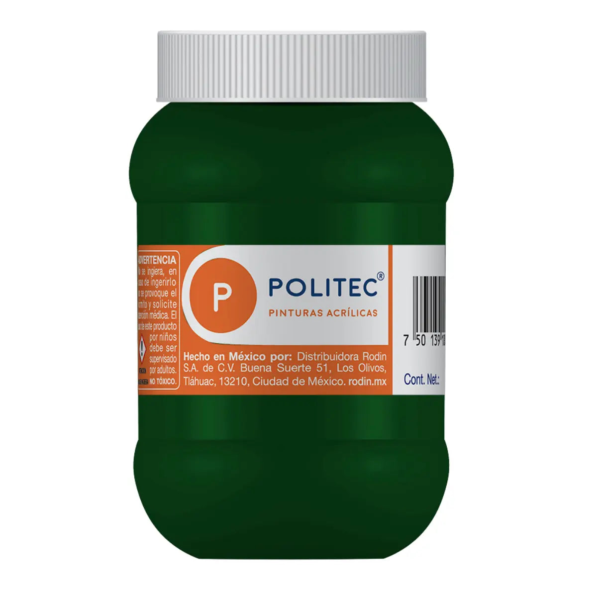 Pintura Acrílica De 500 ml Elegir Color VERDE OLIVO 336 - Rodin - empaque