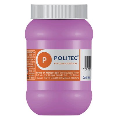 Pintura Acrílica De 500 ml Elegir Color VIOLETA CLARO 311 - Rodin - detalle