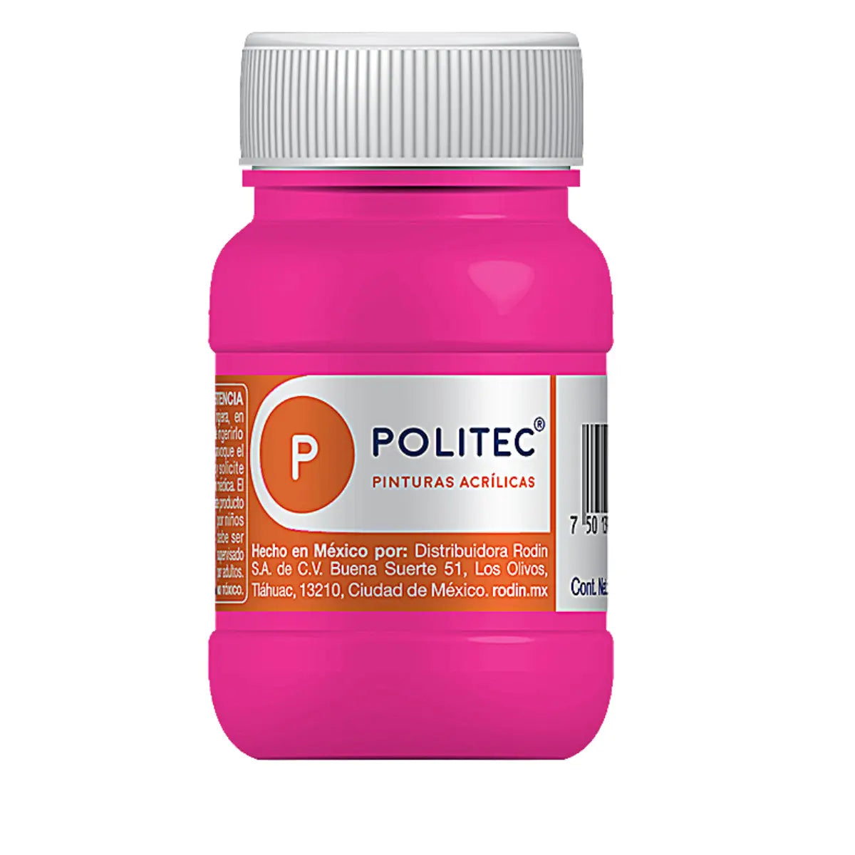 Pintura Acrílica Politec De 100 ml Colores a Elegir Rosa Mexicano 337 - Politec