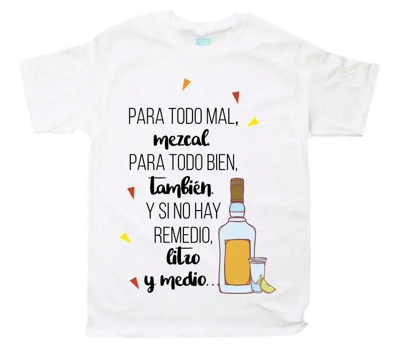 Playera Mezcal Blanco / EEG / Caballero - Coveme - vista lateral