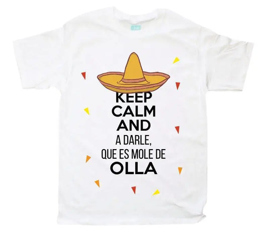 Playera Mole de Olla Blanco / EEG / Caballero - Coveme - vista lateral