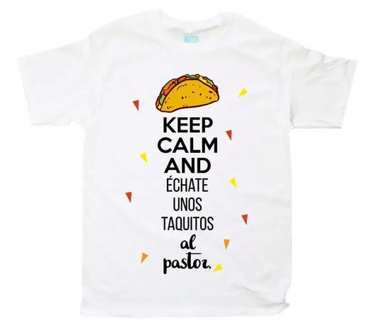 Playera Taquitos al Pastor Blanco / EEG / Caballero - Coveme - vista lateral