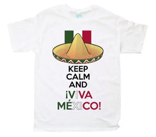 Playera Viva México Blanco / EEG / Caballero - Coveme - vista lateral
